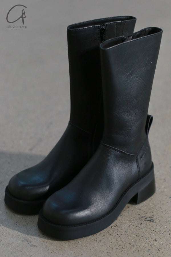 Miista Jutta Black Boots Spain MST-E8_3804-HEI Black